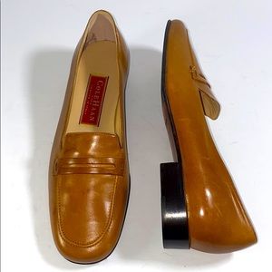 COLE HAAN Low Heel Slip on Classic Loafers Brown